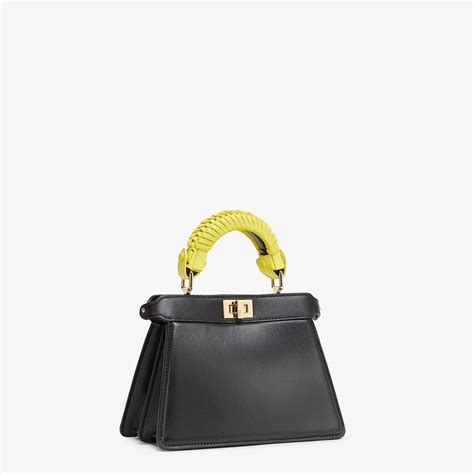 cover nere fendi|Petite Peekaboo handle cover .